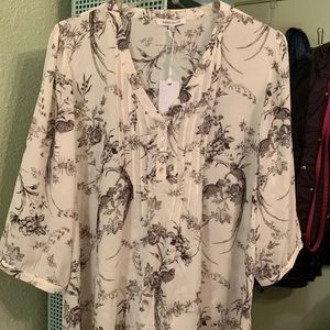 Rose & Olive Birds Of ParadiseTop! Sz 3X